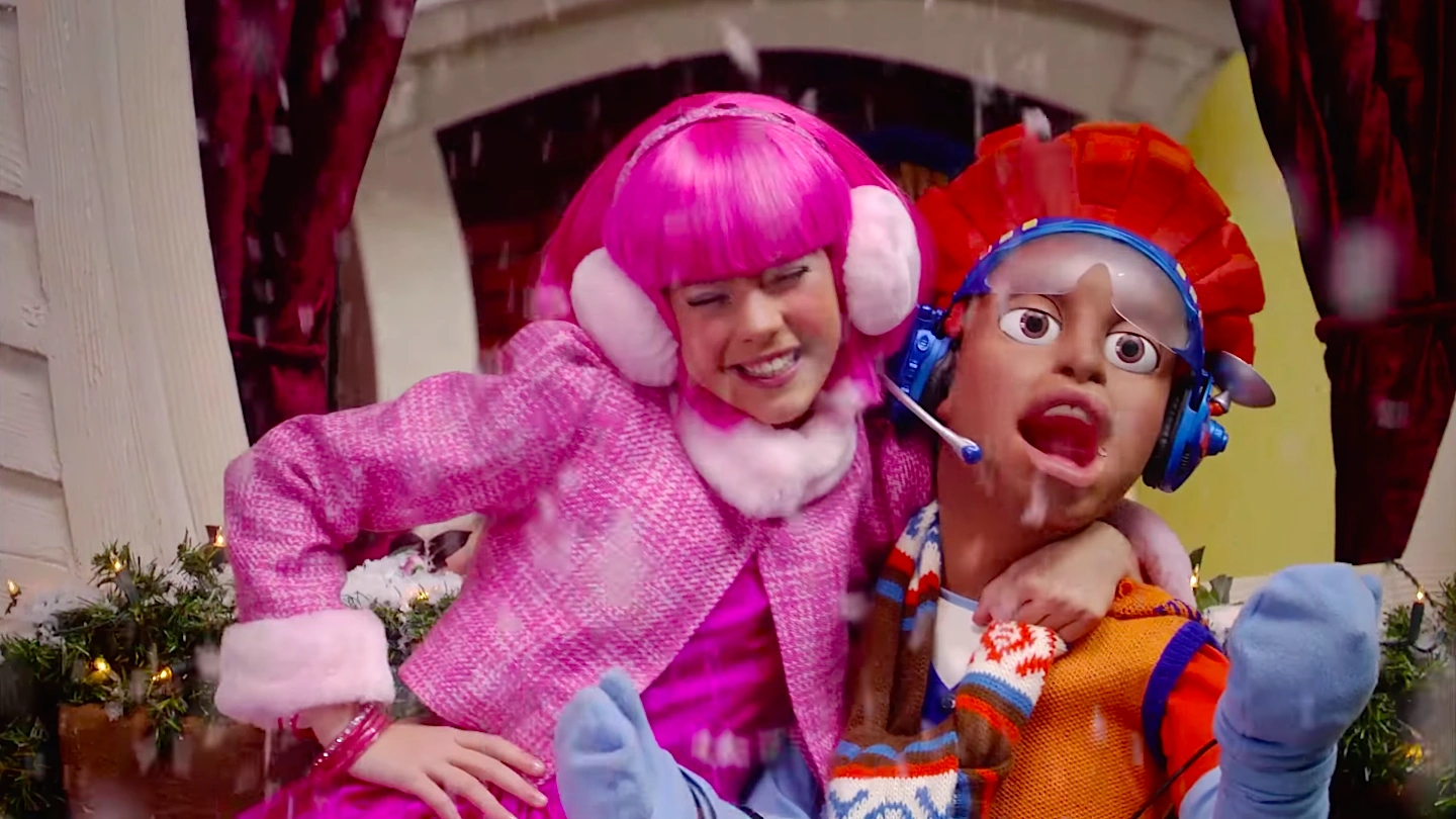 Image - Nick Jr. LazyTown Pixel and Stephanie 1 - The Holiday Spirit.png  LazyTown Wiki 
