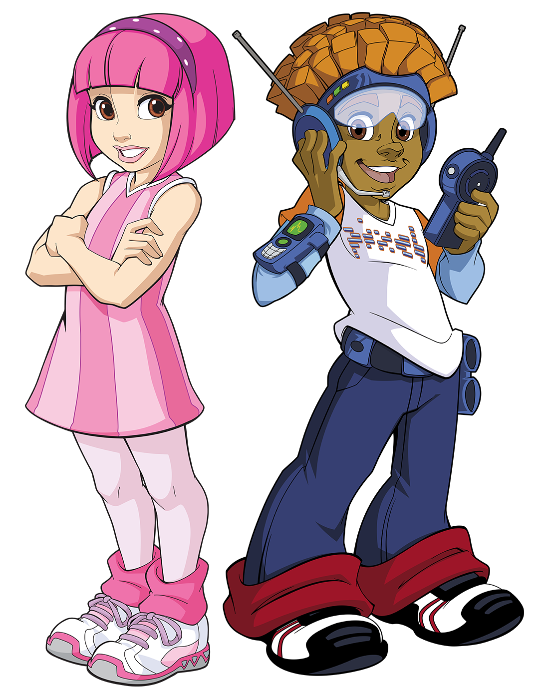 Image - Nick Jr. LazyTown Pixel and Stephanie Pinxel.png ...