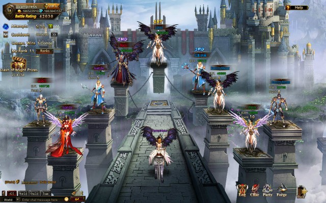 Clash of might
