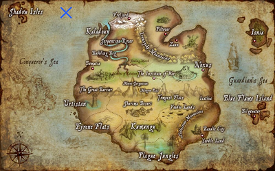 Ceruleana map
