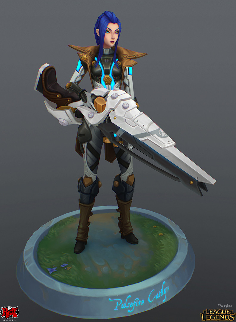 Image - Caitlyn Pulsefire model 01.jpg | League of Legends Wiki