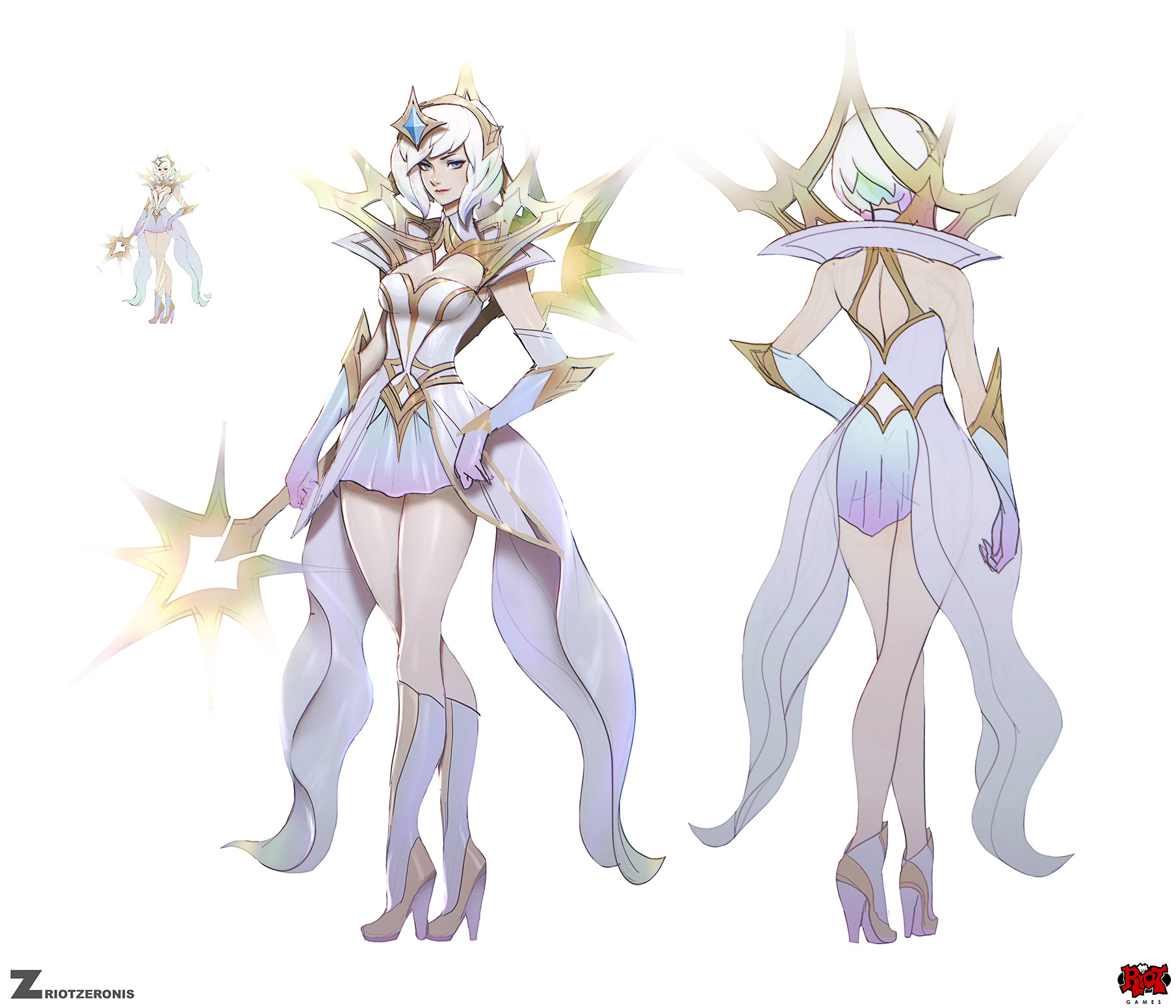 lux elementalist statue