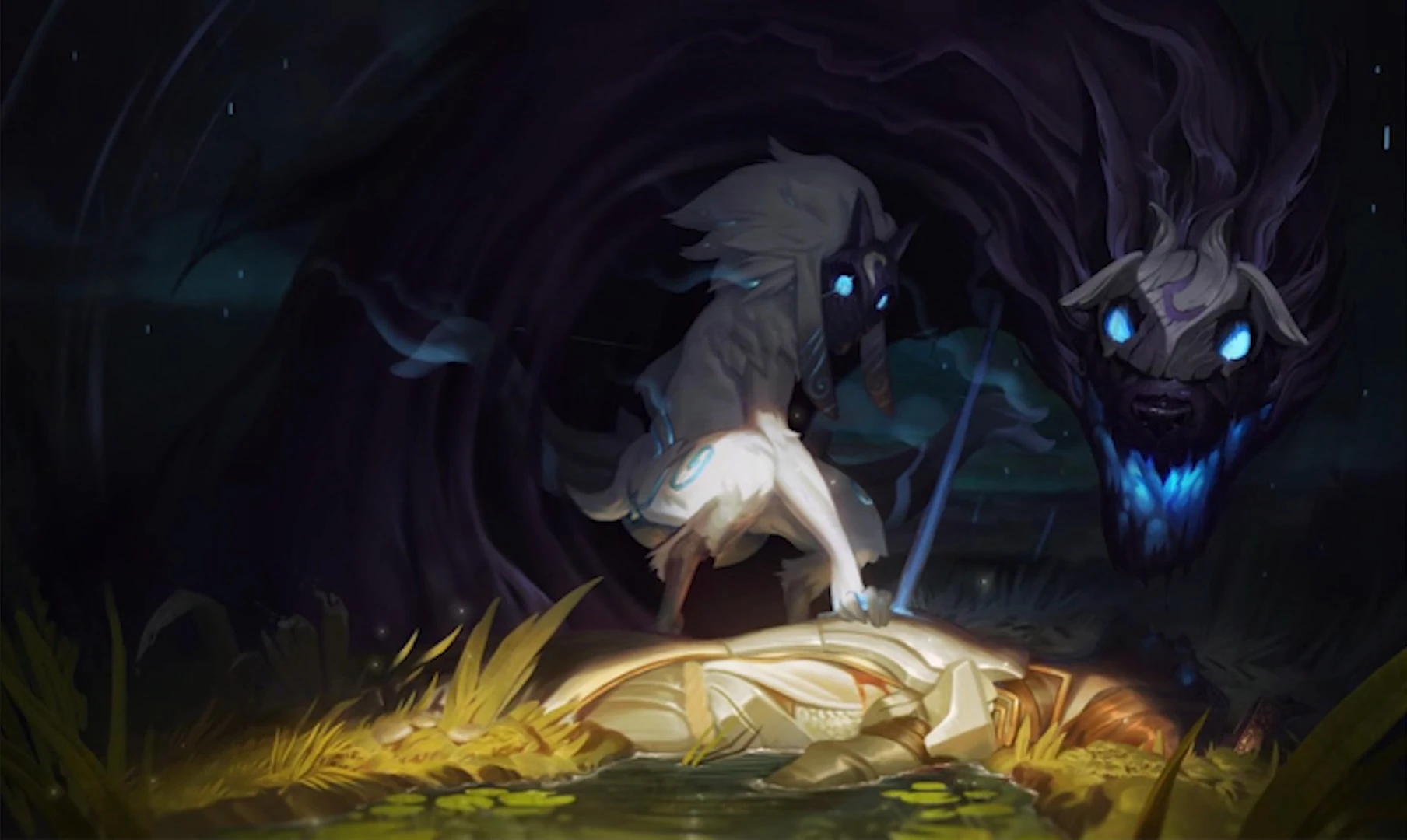 Image Kindred splash concept 04.jpg League of Legends Wiki FANDOM