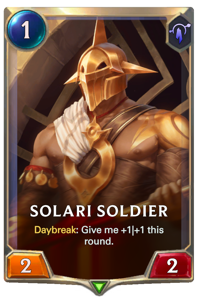 Solari Soldier (Legends of Runeterra) | League of Legends Wiki | Fandom