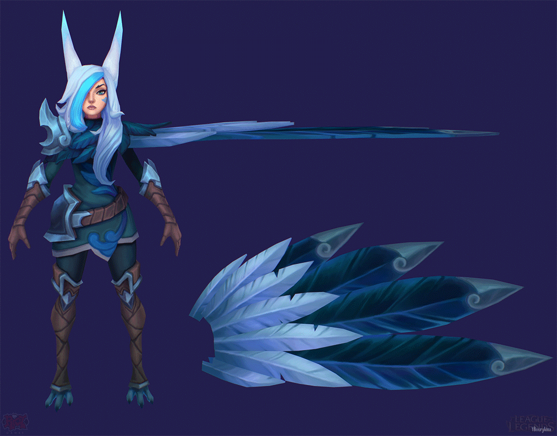 Image - Xayah SSG model 01.gif | League of Legends Wiki | FANDOM ...