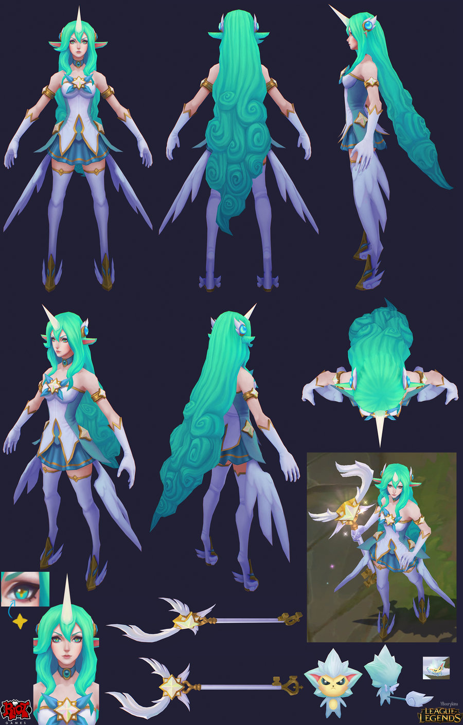 Star Guardian Soraka By Nankong On Deviantart Lol Lea 