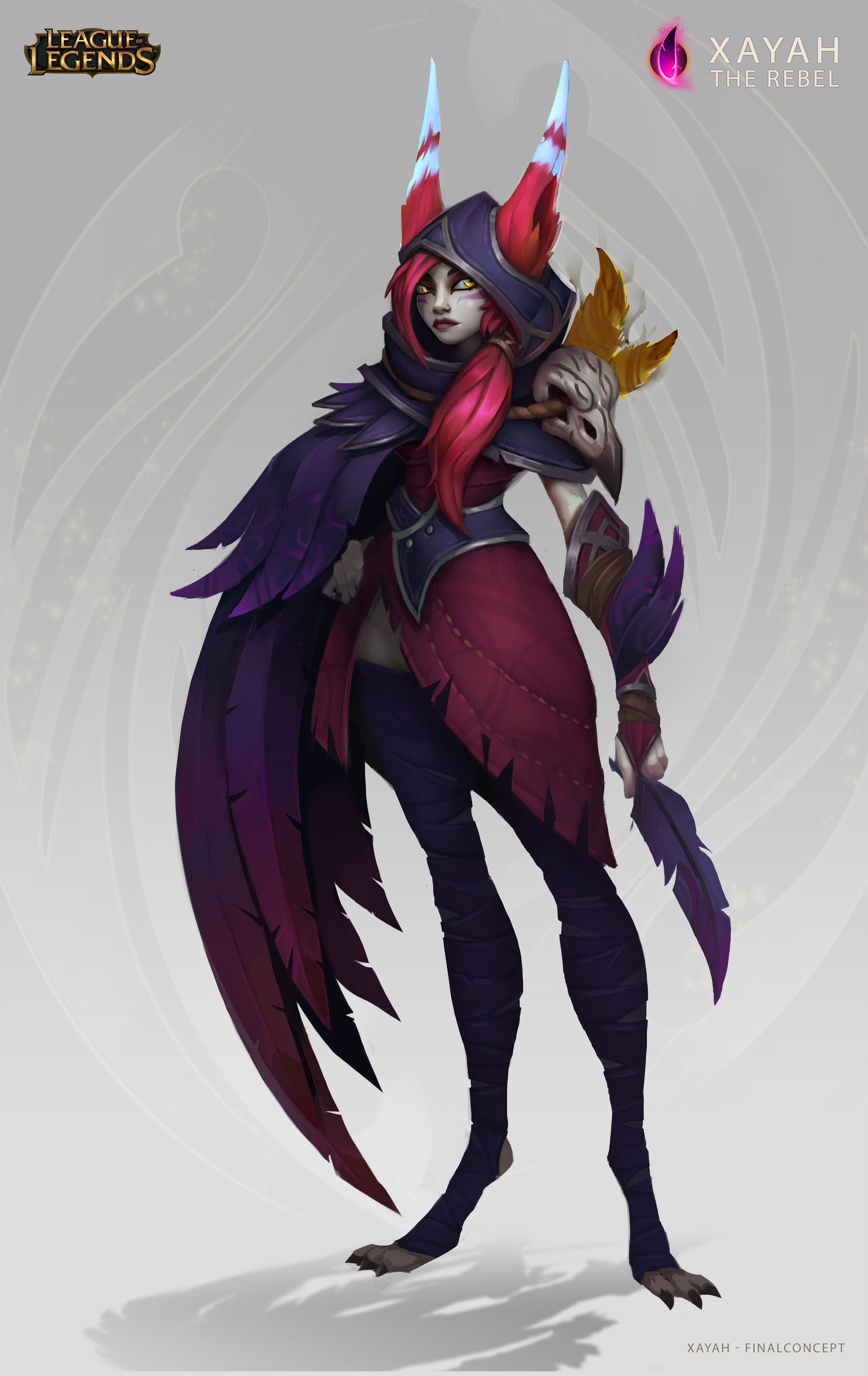 Image Xayah Concept 04.jpg League of Legends Wiki FANDOM powered