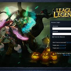 Harrowing Se puede ver el fantasma de Urf en el fondo de la pantalla de inicio de sesión del <a href=