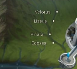 Edessa Lissus Pinara Velorus map