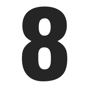 Number-solid-8