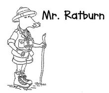 Mr ratburn lineart by the ice syrin