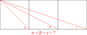 Three Square Geometry Problem