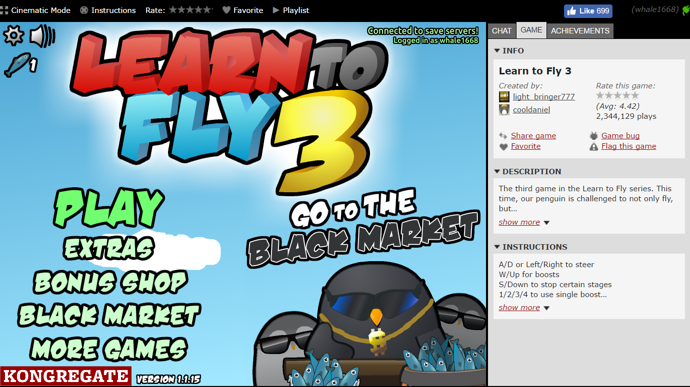 learn to fly 3 learn to fly 2 hacked unblocked