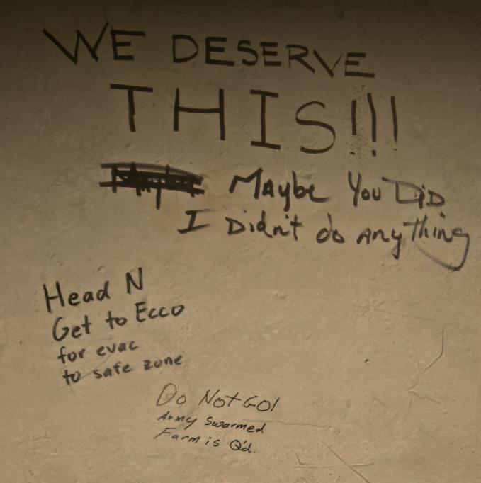 Blood Harvest Writing
