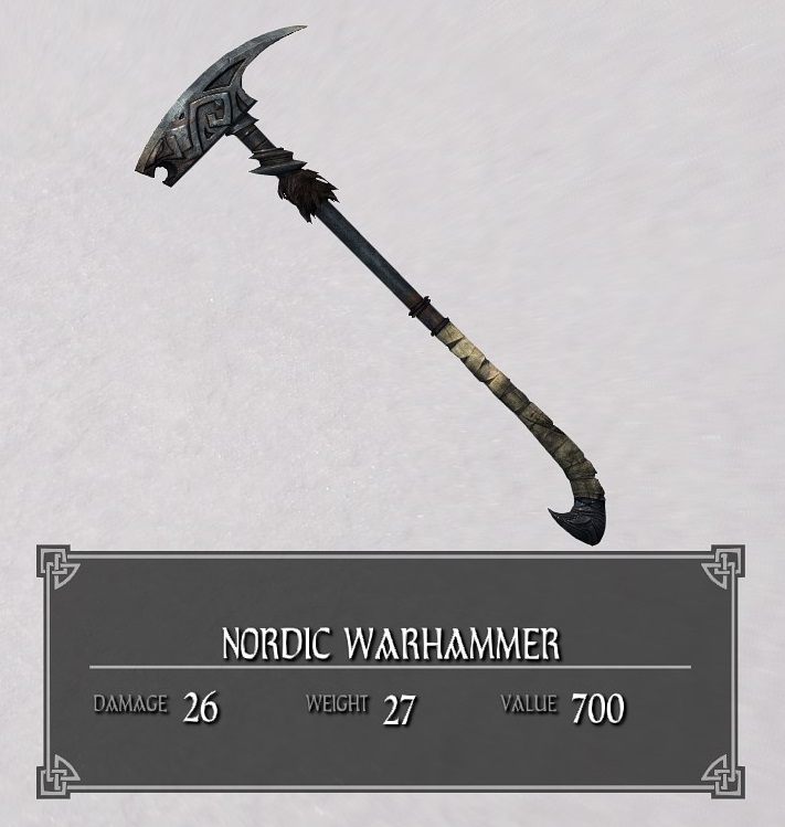 Nordic Warhammer | Legacy of the Dragonborn - deutsch Wiki | FANDOM ...