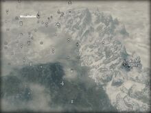 Skuldafn on map
