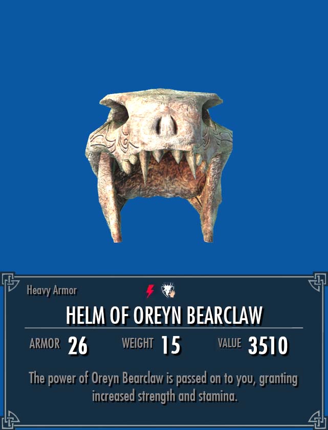 helm of oreyn bearclaw