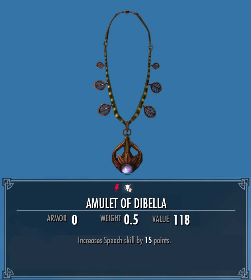 Amulet Of Dibella Legacy Of The Dragonborn Fandom.