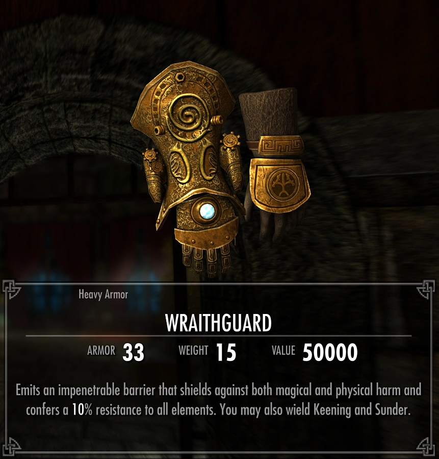 Wraithguard (Tools of Kagrenac) Legacy of the Dragonborn Fandom