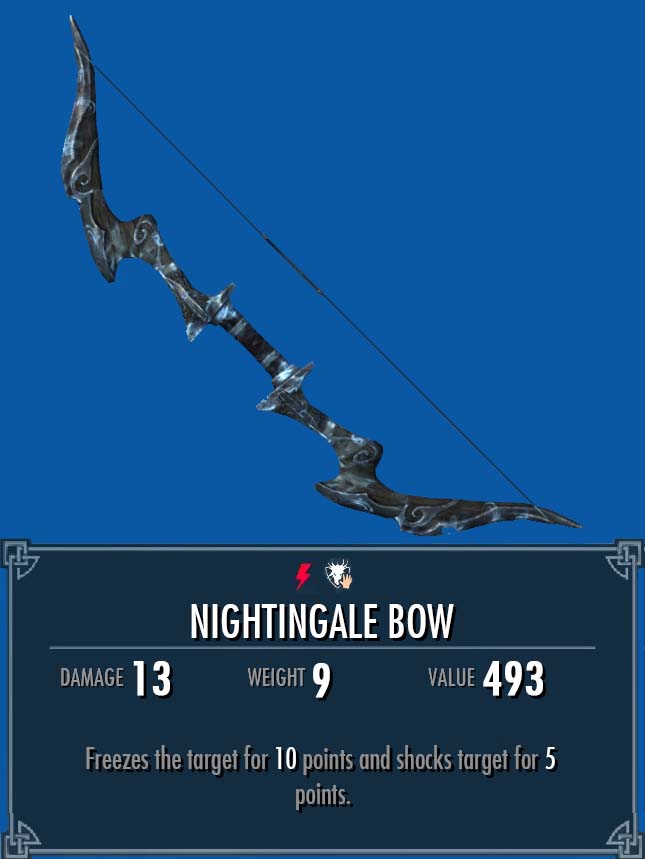 nightingale bow skyrim nightingale bow skyrim
