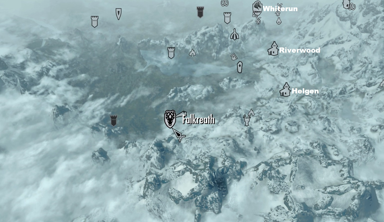 Image Falkreath on map.png Legacy of the Dragonborn FANDOM