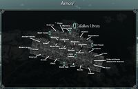 Main Room of the Armory map
