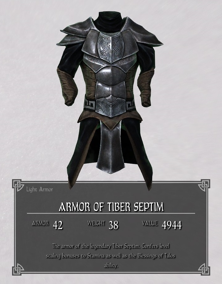 Armor of Tiber Septim | Legacy of the Dragonborn | FANDOM powered by Wikia