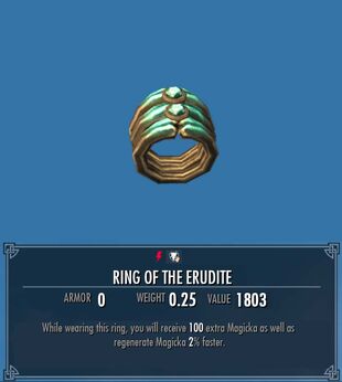 Ring Of The Erudite 