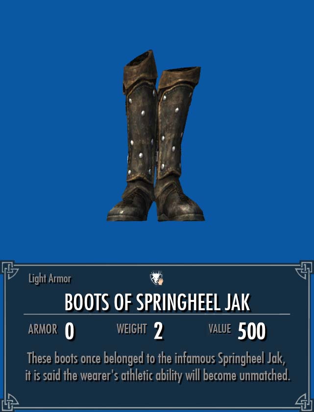 the boots of springheel jak legacy of the dragonborn stack of classic books