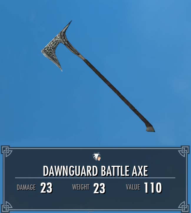 Dawnguard Battle Axe (Dawnguard Arsenal) | Legacy of the ...