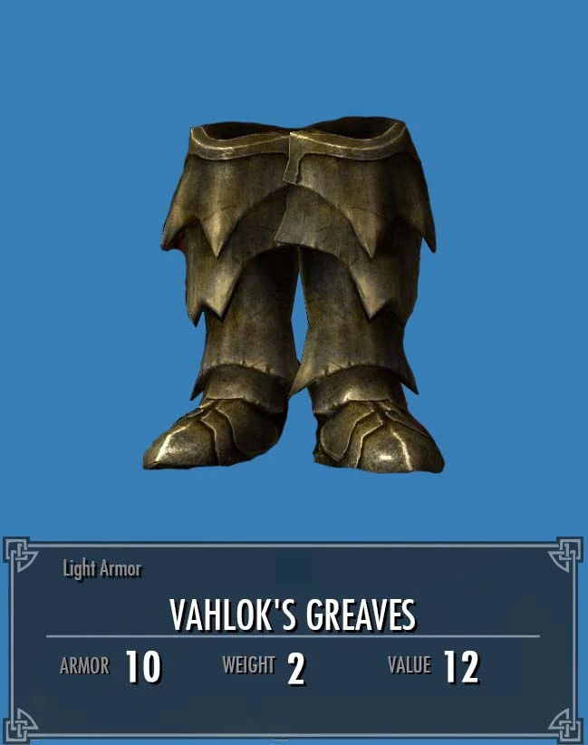 Image Vahlok's greaves.jpg Legacy of the Dragonborn FANDOM