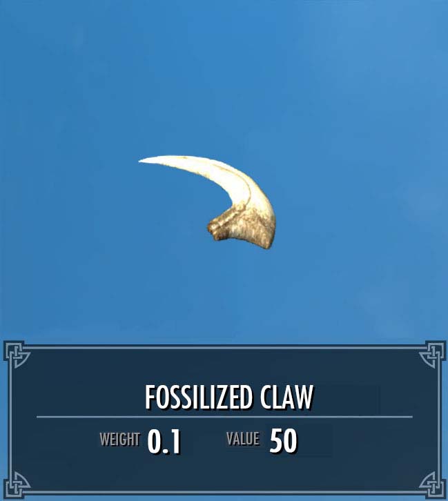 Fossilized Claw | Legacy of the Dragonborn | Fandom