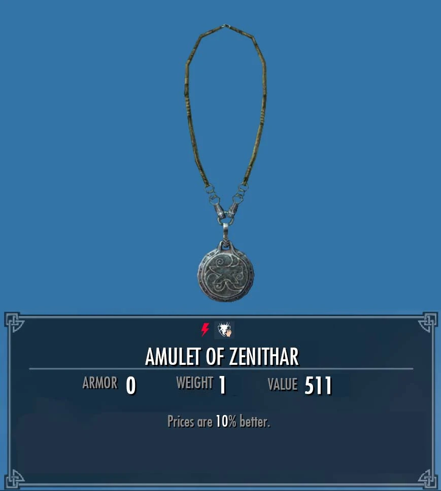 Amulet of Zenithar Legacy of the Dragonborn Fandom