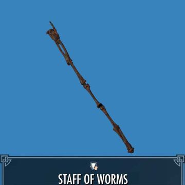 Staff Of Worms Immersive College Of Winterhold Legacy Of The Dragonborn Fandom