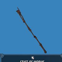 Staff Of Worms Immersive College Of Winterhold Legacy Of The Dragonborn Fandom