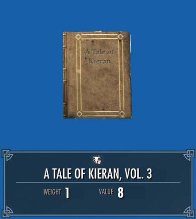 A tale of kieran 3 front