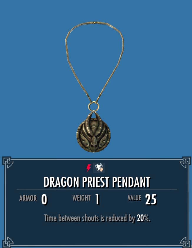 Dragon Priest Pendant Legacy Of The Dragonborn Fandom