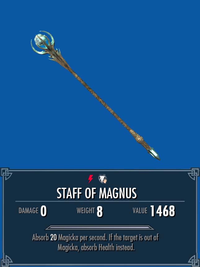 staff of magnus morrowind