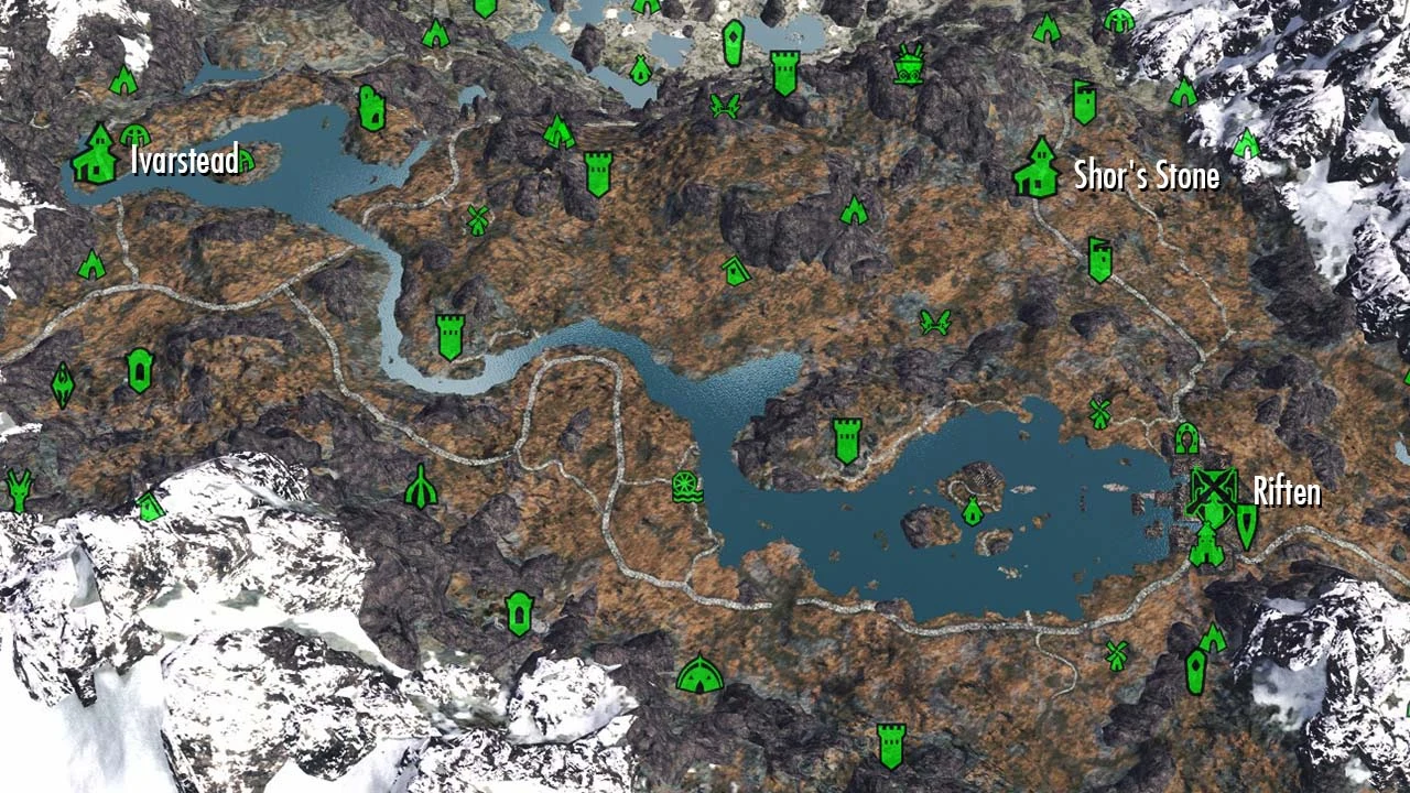 Image Riften on map.jpg Legacy of the Dragonborn FANDOM powered