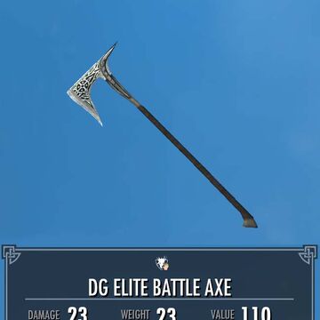 Dg Elite Battle Axe Legacy Of The Dragonborn Fandom