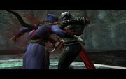 Kain impaled Moebius with the Blood Reaver