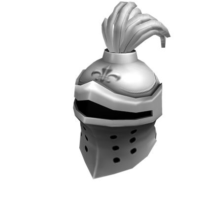 Silver Knight Helm Legendary Roblox Wikia Fandom - white knight roblox