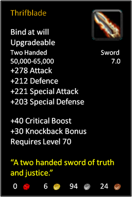 Thrifblade