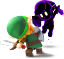 LANS Link Fighting Shadow Link