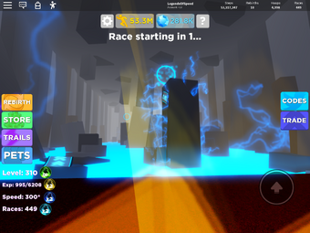 Code Roblox Legends Of Speed