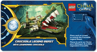 Crocodile Legend Beast Power Game Card