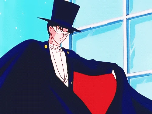 Image 1 Image result for tuxedo mask 2014 gif