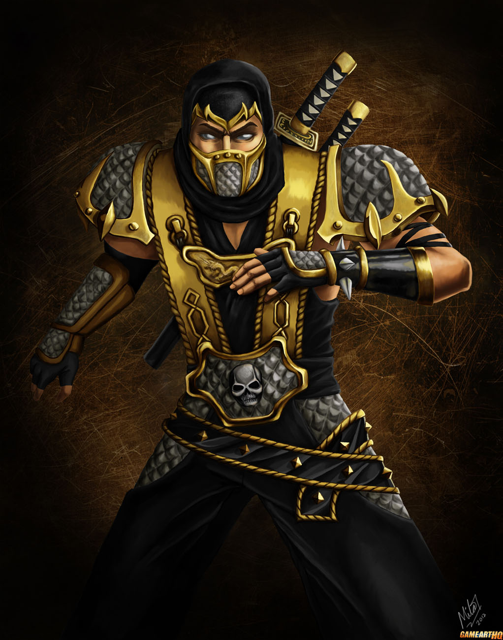 Image Scorpion Mk Deception Mortal Kombat Art Tribute Legends 4563