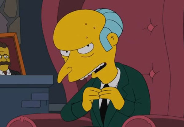 mr burns plush