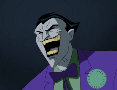 Joker laughing